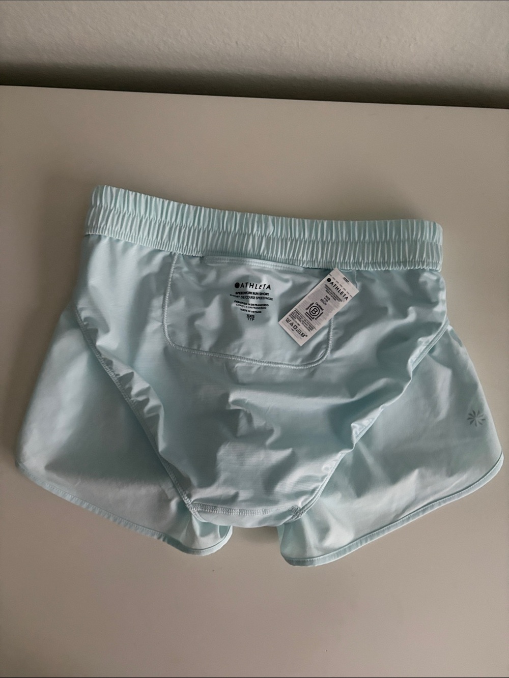 NWT Speedwork Mid Rise 2 1/2" Run Short - Sky - XXS - Picture 10 of 11